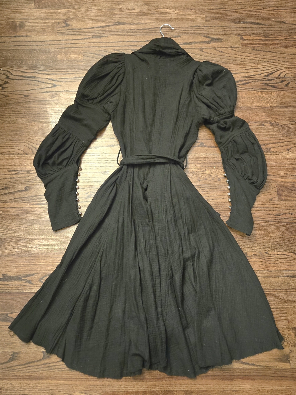 I Do Declare Orthia Wrap Jacket Bise Sleeve Vintage Victorian Goth - Picture 3 of 7